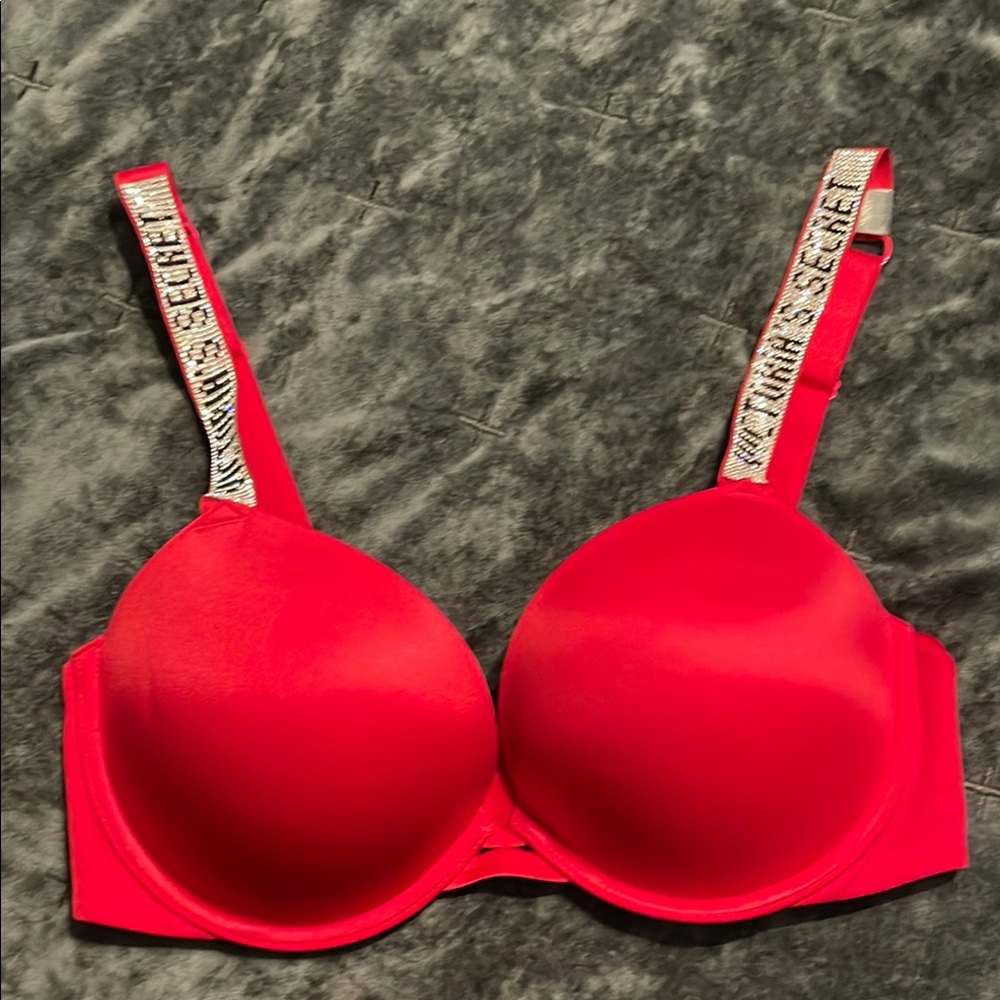 Victoria's Secret Red Lace Bra